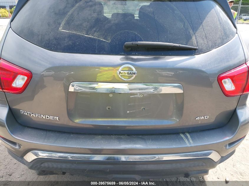 2018 Nissan Pathfinder S VIN: 5N1DR2MM6JC658854 Lot: 39575659