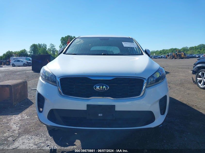2019 Kia Sorento 2.4L Lx VIN: 5XYPGDA30KG461206 Lot: 39575661