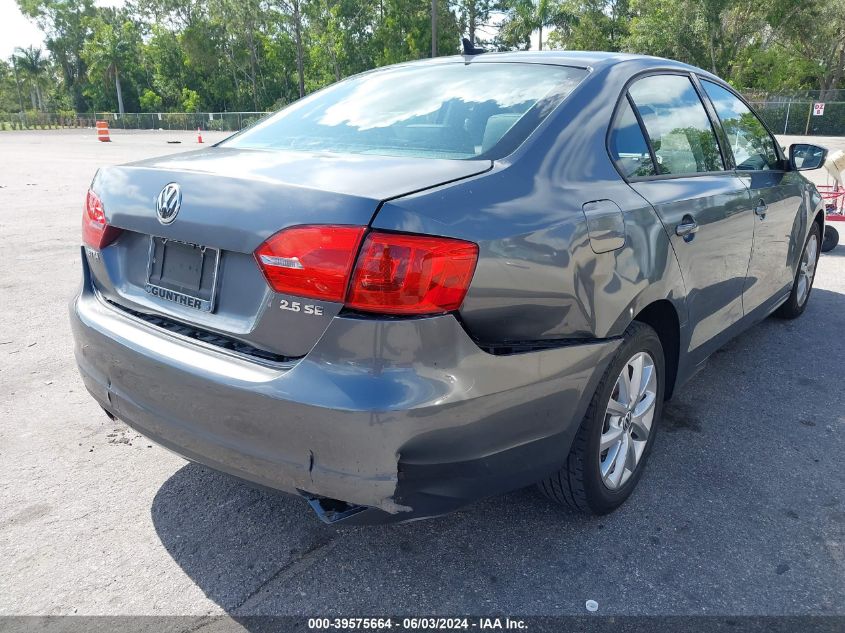 2011 Volkswagen Jetta 2.5L Se VIN: 3VWDX7AJ5BM385369 Lot: 39575664