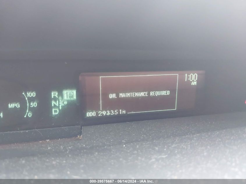 2010 Toyota Prius Ii VIN: JTDKN3DU8A0018160 Lot: 39575667