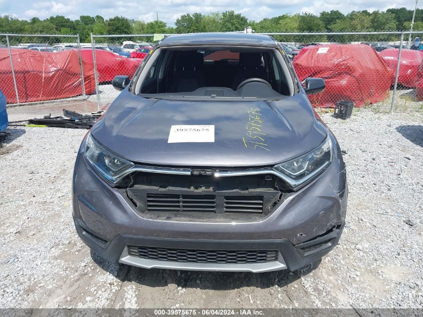 2019 Honda Cr-V Lx VIN: 2HKRW5H35KH412843 Lot: 39575675