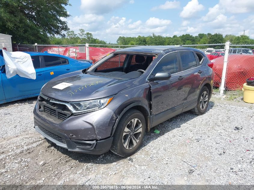 2019 Honda Cr-V Lx VIN: 2HKRW5H35KH412843 Lot: 39575675