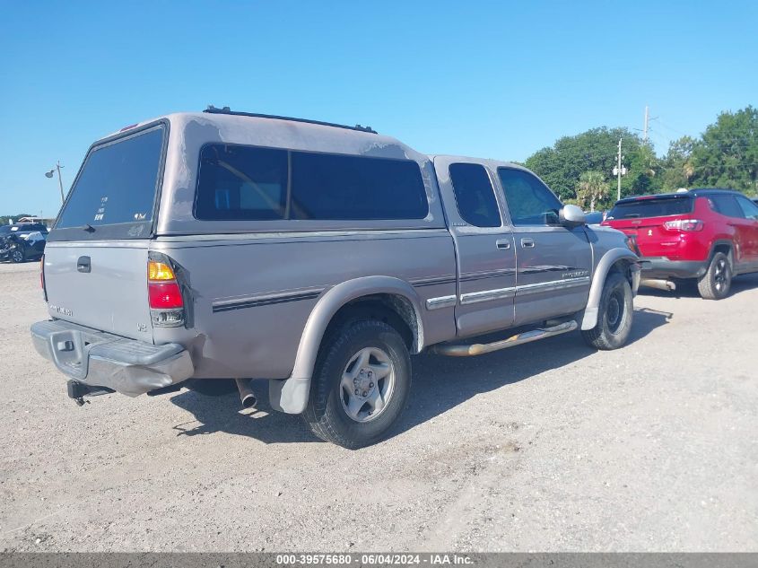 2000 Toyota Tundra Ltd V8 VIN: 5TBRT3816YS087675 Lot: 39575680