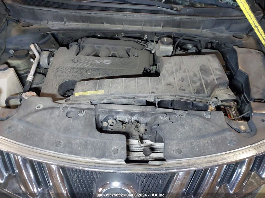 2009 Nissan Murano Sl VIN: JN8AZ18W09W123465 Lot: 39575692