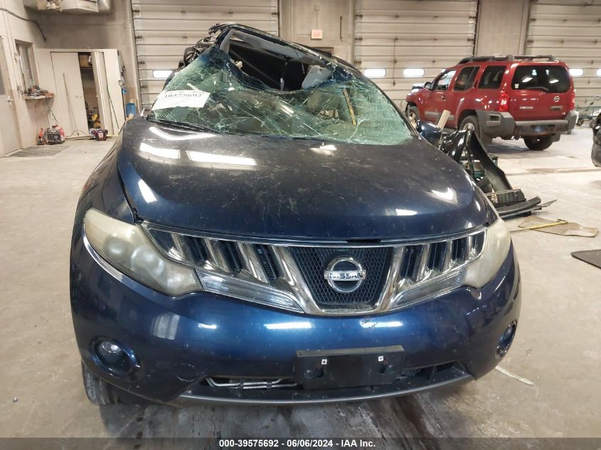 2009 Nissan Murano Sl VIN: JN8AZ18W09W123465 Lot: 39575692