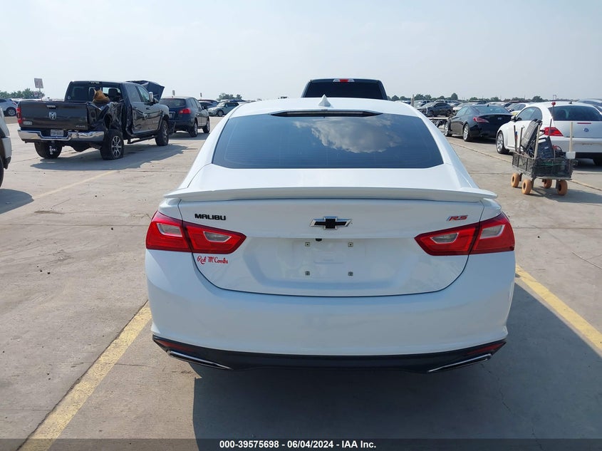 2022 Chevrolet Malibu Fwd Rs VIN: 1G1ZG5ST4NF106262 Lot: 39575698
