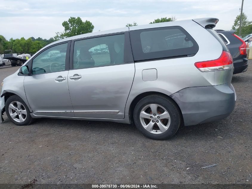 2014 Toyota Sienna VIN: 5TDZK3DC9ES407231 Lot: 39575730