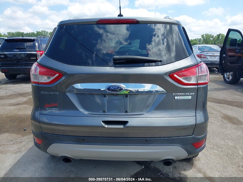 2014 Ford Escape Titanium VIN: 1FMCU0JX9EUD10916 Lot: 39575731