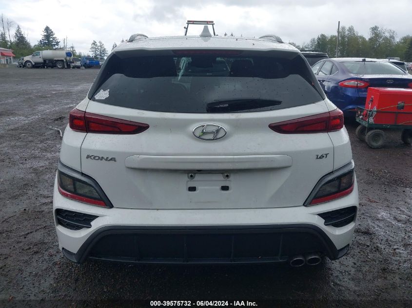 2022 Hyundai Kona N Line VIN: KM8K33A35NU805093 Lot: 39575732