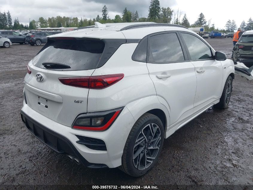 2022 Hyundai Kona N Line VIN: KM8K33A35NU805093 Lot: 39575732