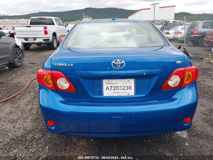 2009 Toyota Corolla Le VIN: JTDBL40EX99066616 Lot: 39575733