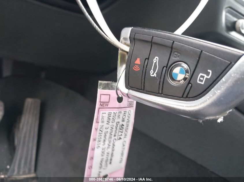 2020 BMW 330I VIN: 3MW5R1J08L8B13248 Lot: 39575746