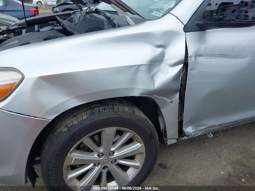 2008 Toyota Highlander Hybrid VIN: JTEEW41A682018646 Lot: 39575749