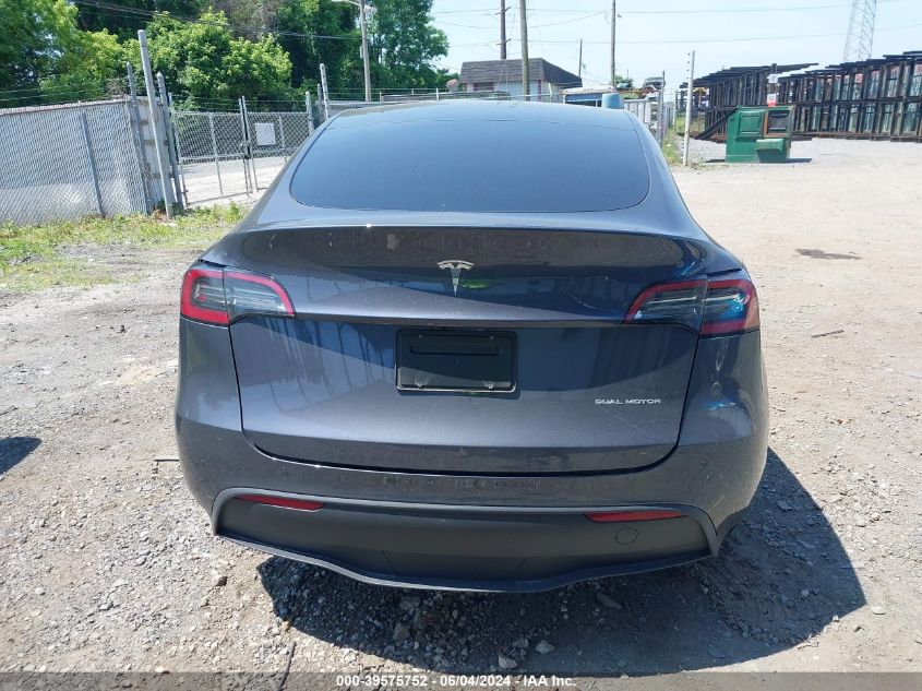 2023 Tesla Model Y Awd/Long Range Dual Motor All-Wheel Drive VIN: 7SAYGDEE4PF793554 Lot: 39575752