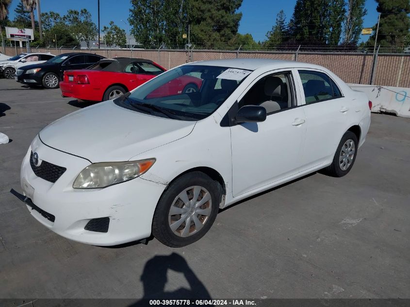 2009 Toyota Corolla Le VIN: JTDBL40E899055601 Lot: 39575778