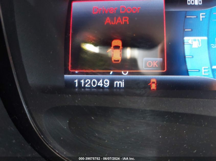 2013 Ford Edge Limited VIN: 2FMDK4KC2DBB22322 Lot: 39575782