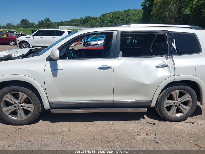 2012 Toyota Highlander Limited V6 VIN: 5TDYK3EH6CS062937 Lot: 39575784