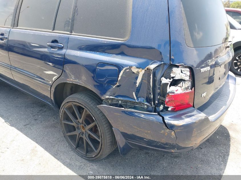 2003 Toyota Highlander V6 VIN: JTEGF21A030111373 Lot: 39575818