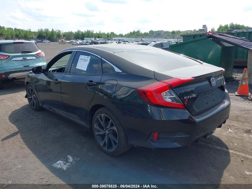 2020 Honda Civic Sport VIN: 2HGFC2F83LH572868 Lot: 39575825