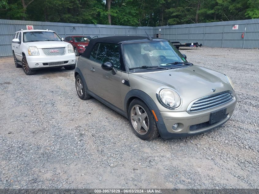 2009 Mini Cooper VIN: WMWMR33559TU95255 Lot: 39575829