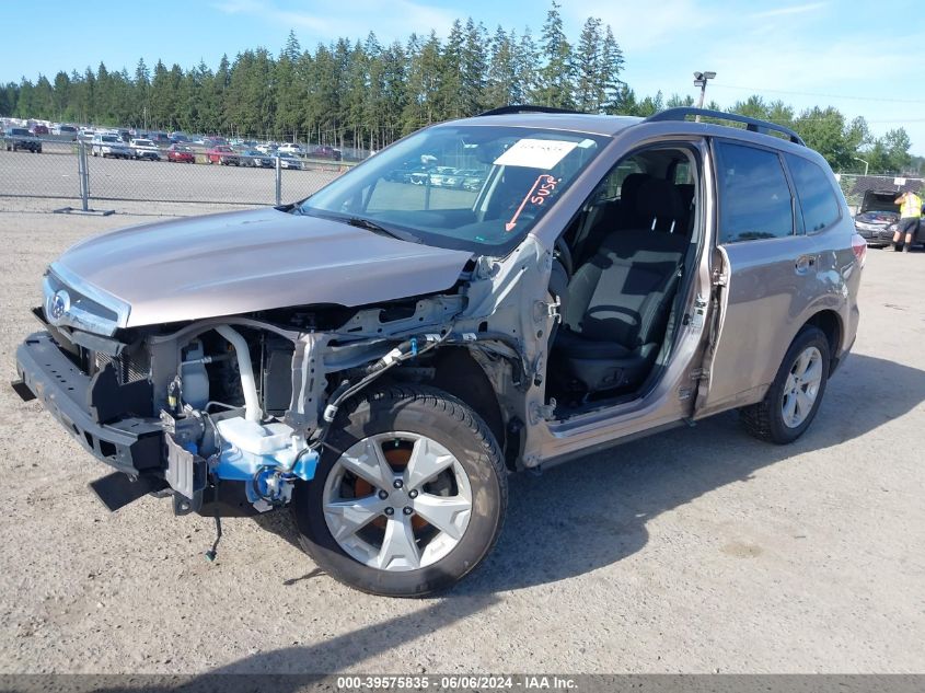 2016 Subaru Forester 2.5I Premium VIN: JF2SJAFC6GH560292 Lot: 39575835