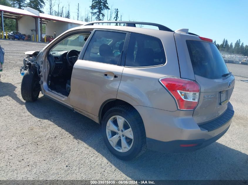 2016 Subaru Forester 2.5I Premium VIN: JF2SJAFC6GH560292 Lot: 39575835