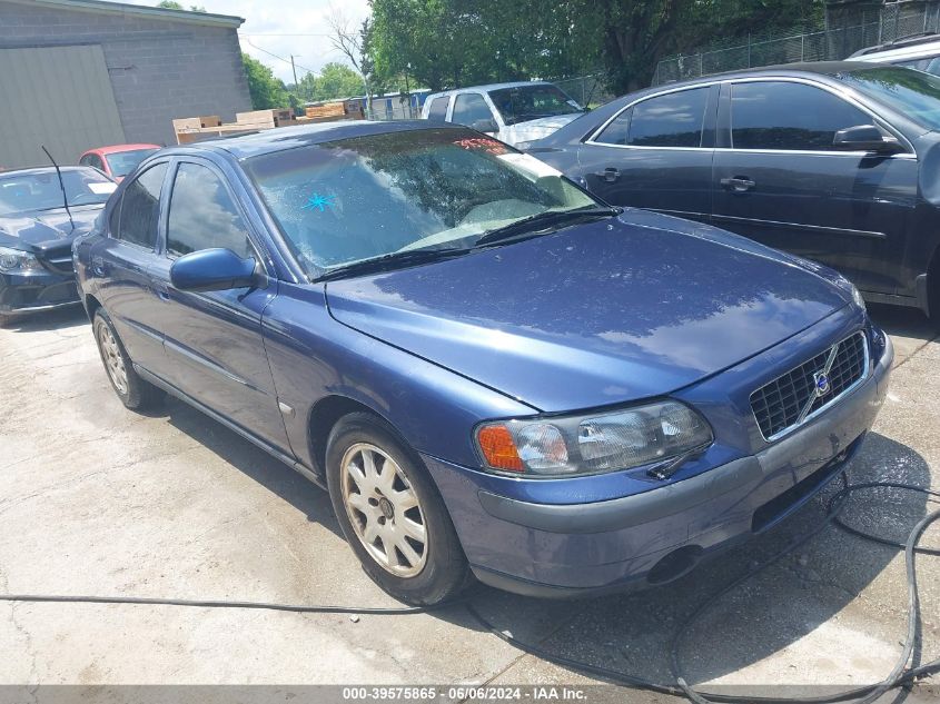 2001 Volvo S60 2.4 VIN: YV1RS61R312018543 Lot: 39575865