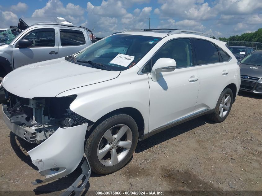 2012 Lexus Rx 350 VIN: 2T2BK1BA7CC151843 Lot: 39575866