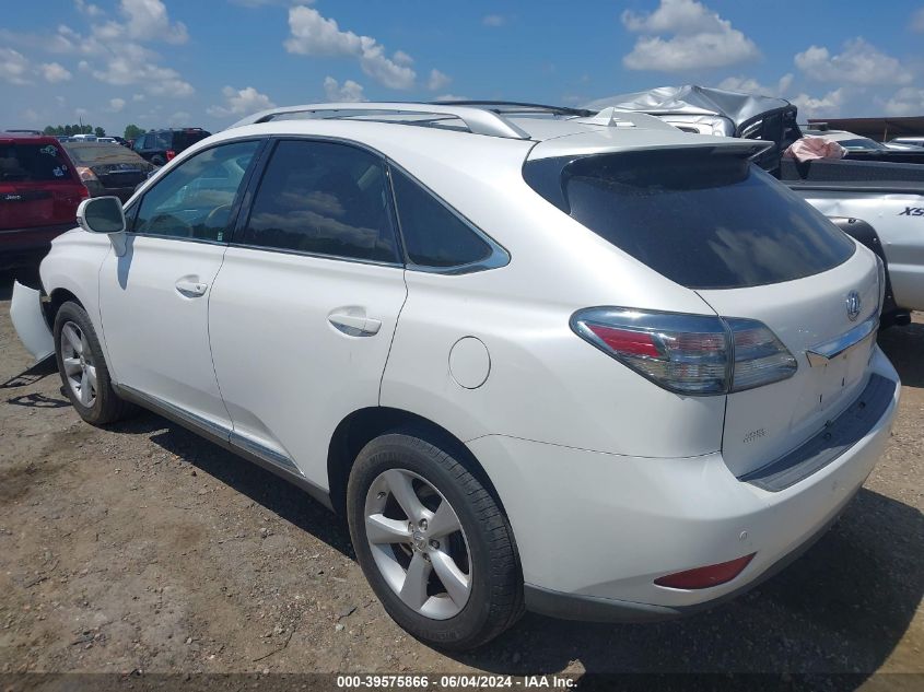 2012 Lexus Rx 350 VIN: 2T2BK1BA7CC151843 Lot: 39575866