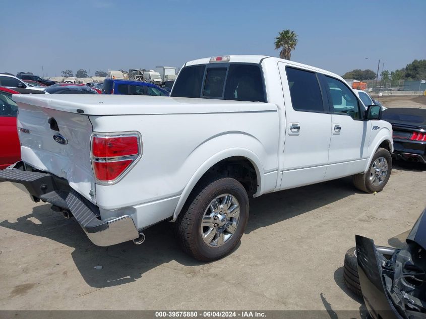 2012 Ford F-150 Lariat VIN: 1FTFW1CF7CKE00161 Lot: 39575880