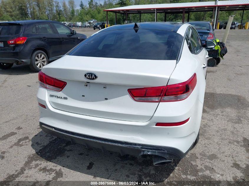 2019 Kia Optima Lx VIN: 5XXGT4L35KG338059 Lot: 39575884