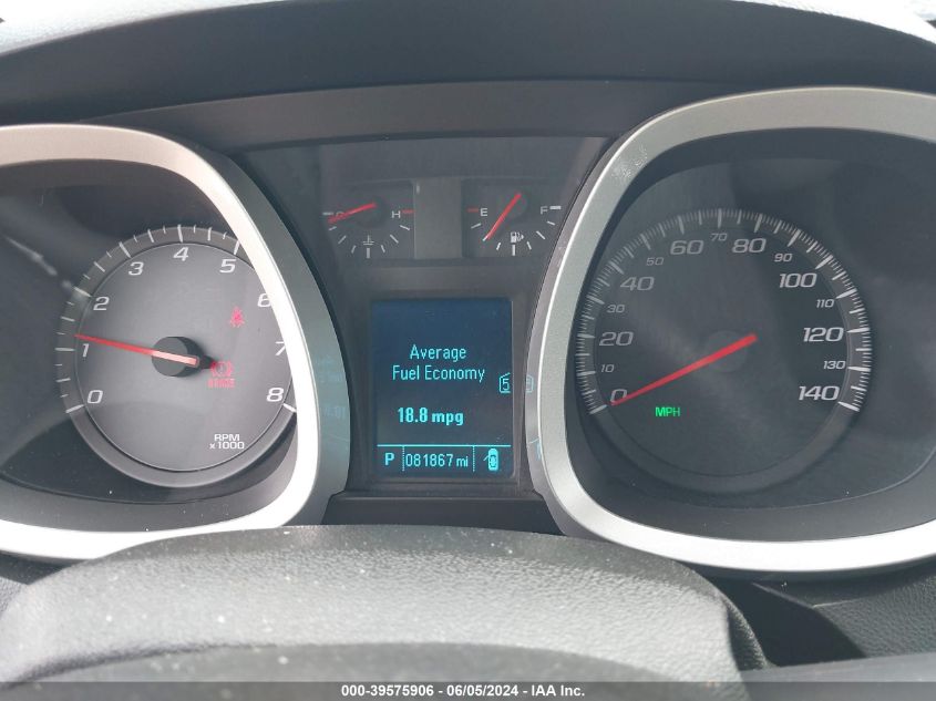 2012 Chevrolet Equinox Ltz VIN: 2GNFLFE58C6370818 Lot: 39575906