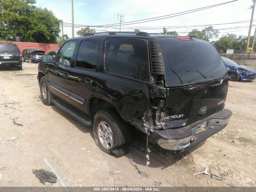 2004 Chevrolet Tahoe Ls VIN: 1GNEC13V44R183437 Lot: 39575914