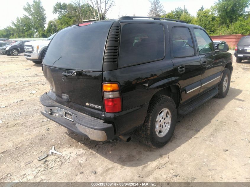 2004 Chevrolet Tahoe Ls VIN: 1GNEC13V44R183437 Lot: 39575914