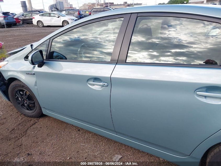 2012 Toyota Prius Two VIN: JTDKN3DU2C5483958 Lot: 39575935