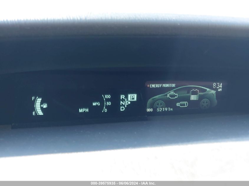 2012 Toyota Prius Two VIN: JTDKN3DU2C5483958 Lot: 39575935