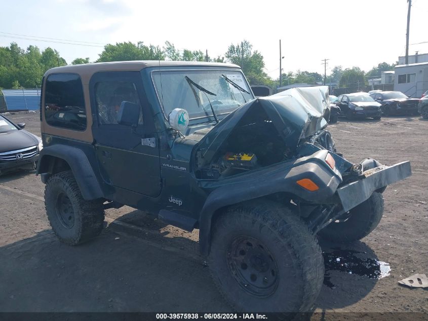 1999 Jeep Wrangler Se VIN: 1J4FY29P5XP481728 Lot: 39575938