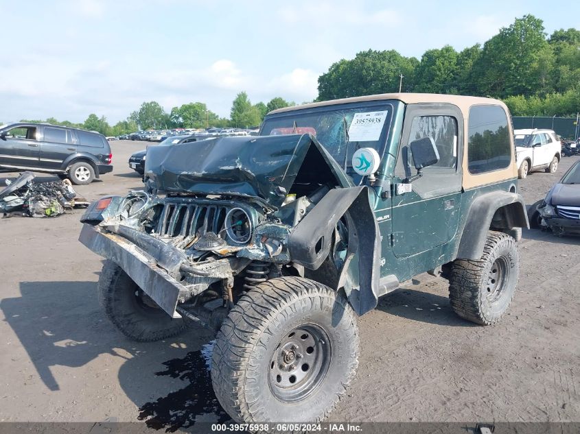 1999 Jeep Wrangler Se VIN: 1J4FY29P5XP481728 Lot: 39575938