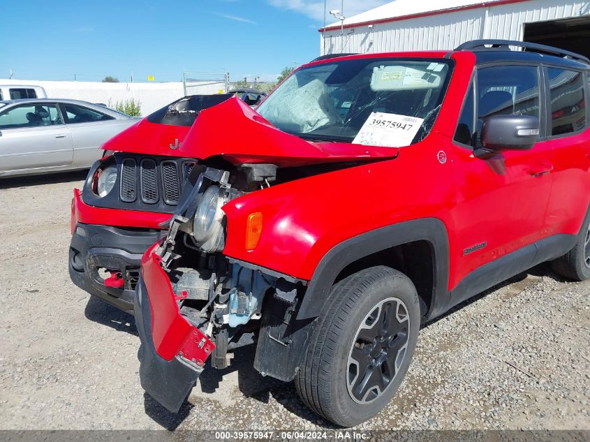 2016 Jeep Renegade Trailhawk VIN: ZACCJBCT2GPE07852 Lot: 39575947