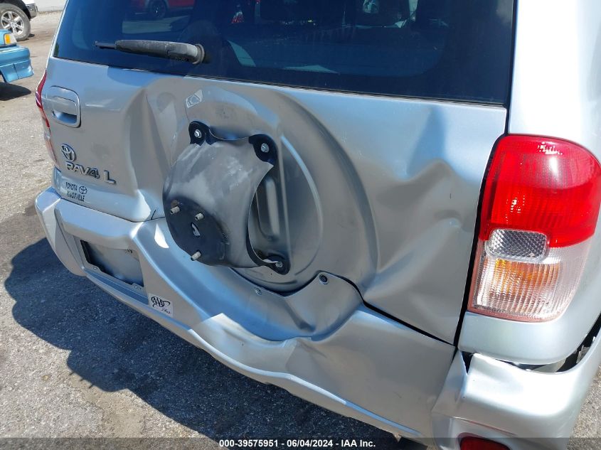 2003 Toyota Rav4 VIN: JTEGH20V430110600 Lot: 39575951