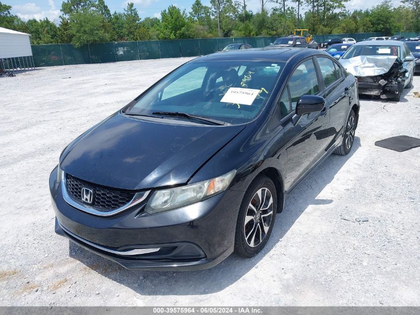 2014 Honda Civic Ex VIN: 19XFB2F84EE068653 Lot: 39575964