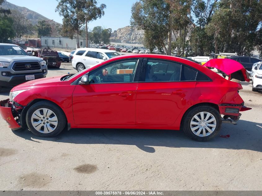 2014 Chevrolet Cruze Ls Auto VIN: 1G1PA5SGXE7454878 Lot: 39575978