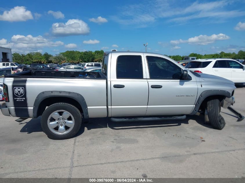 2005 Dodge Ram 1500 Slt/Laramie VIN: 1D7HU18DX5S257916 Lot: 39576000
