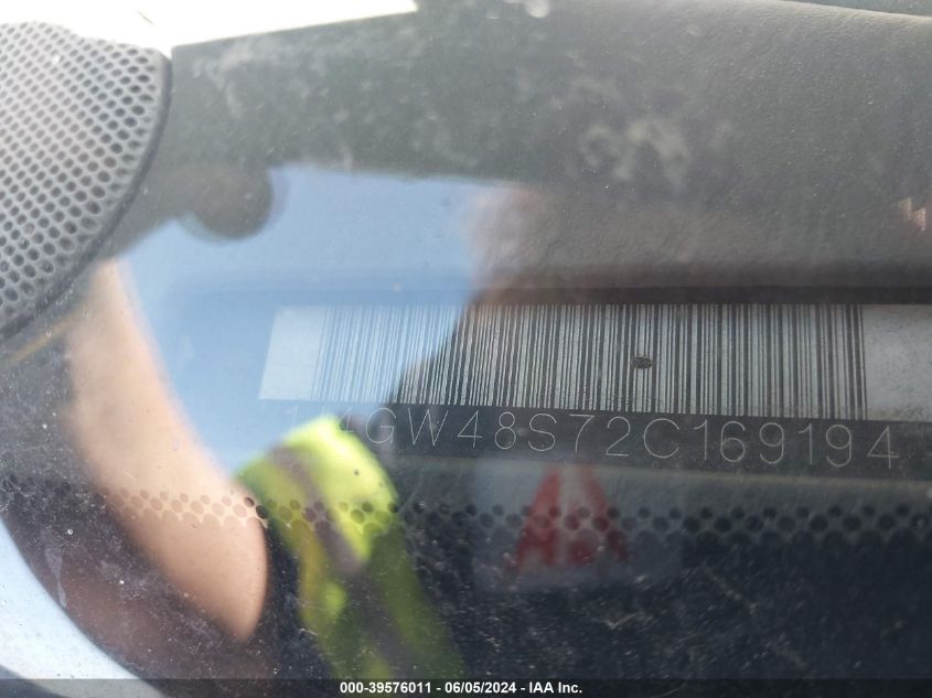 2002 Jeep Grand Cherokee Laredo VIN: 1J4GW48S72C169194 Lot: 39576011