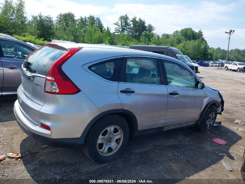 2016 Honda Cr-V Lx VIN: 2HKRM4H36GH633665 Lot: 39576031