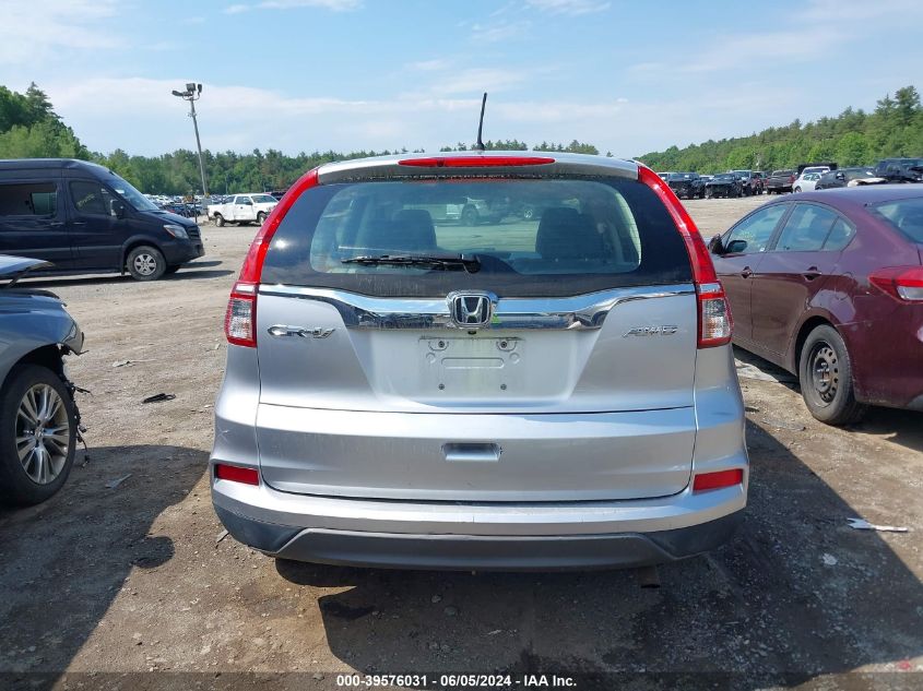 2016 Honda Cr-V Lx VIN: 2HKRM4H36GH633665 Lot: 39576031