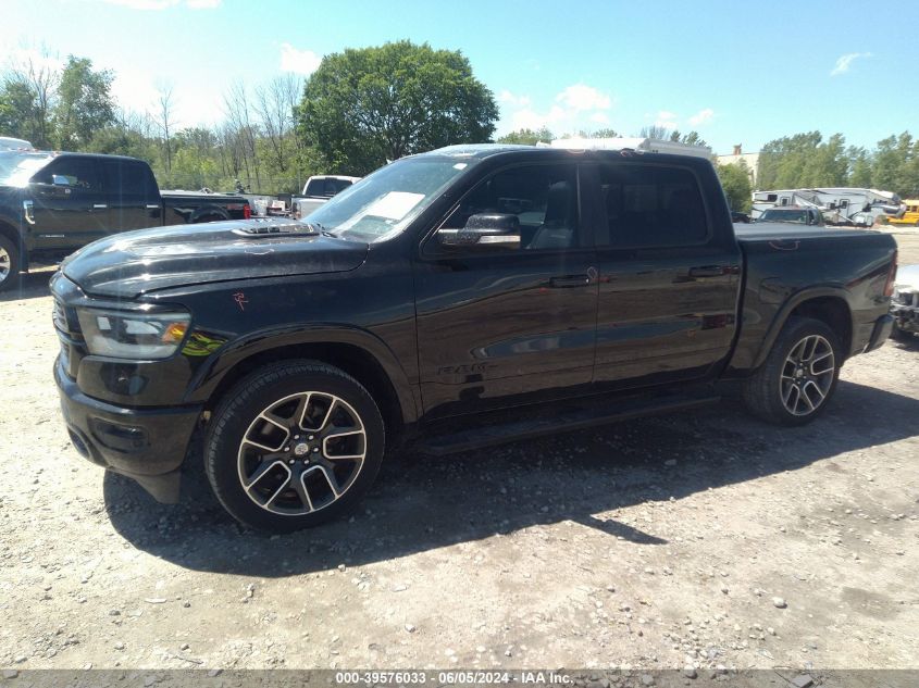 2019 Ram 1500 Laramie 4X4 5'7 Box VIN: 1C6SRFJT6KN768833 Lot: 39576033