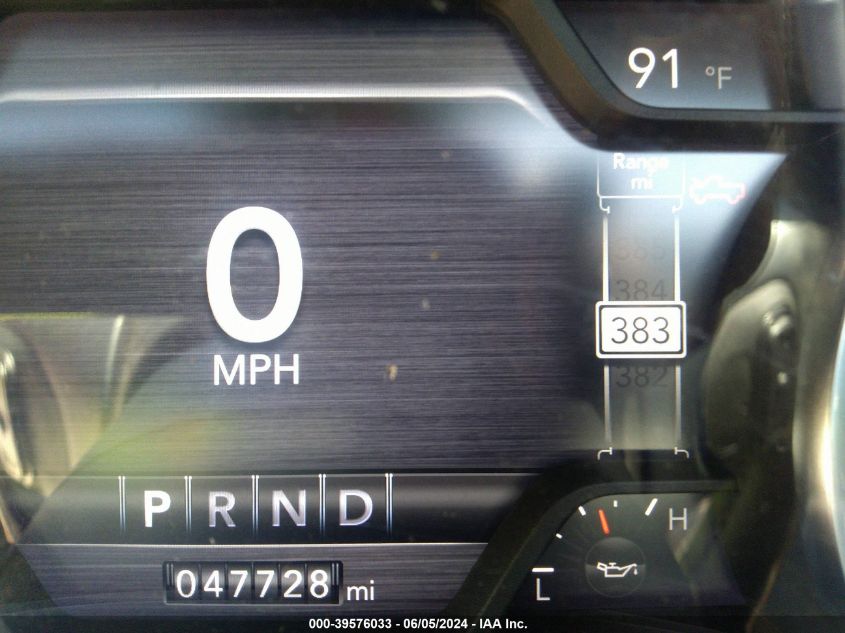 2019 Ram 1500 Laramie 4X4 5'7 Box VIN: 1C6SRFJT6KN768833 Lot: 39576033