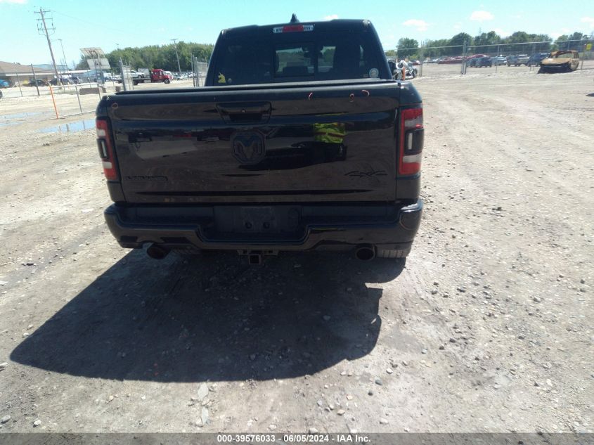 2019 Ram 1500 Laramie 4X4 5'7 Box VIN: 1C6SRFJT6KN768833 Lot: 39576033