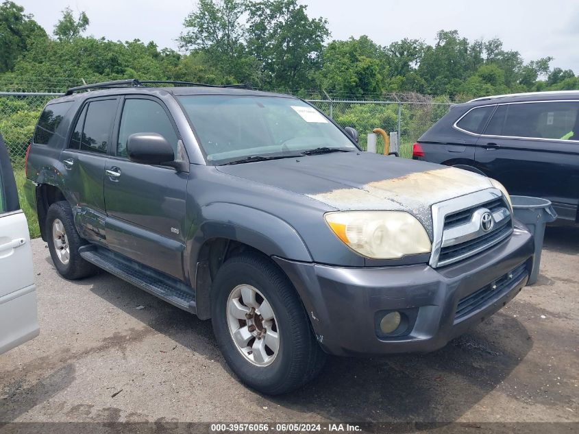 2007 Toyota 4Runner Sr5 V6 VIN: JTEZU14R678073939 Lot: 39576056